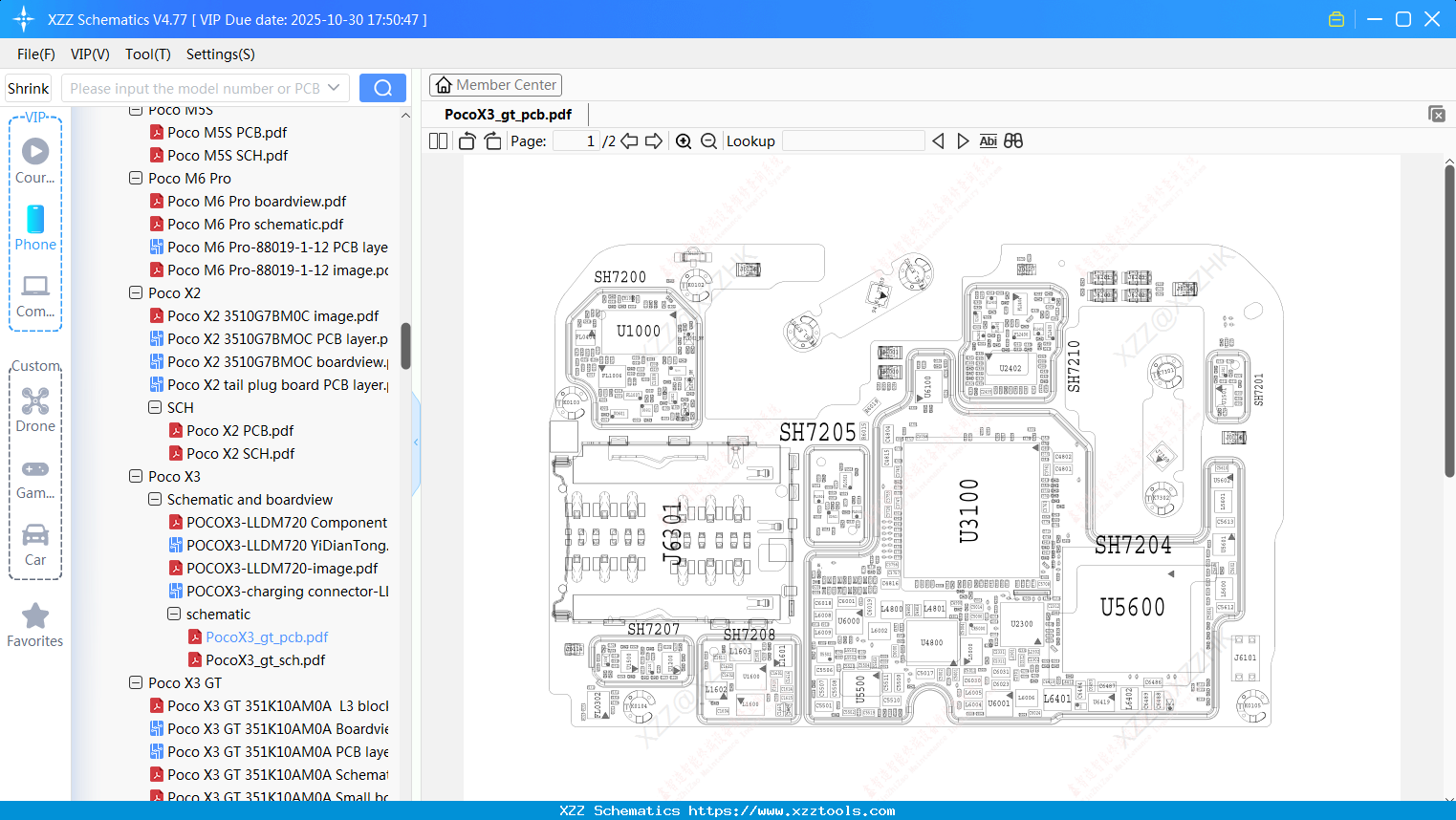 Xiaomi PocoX3_gt_pcb